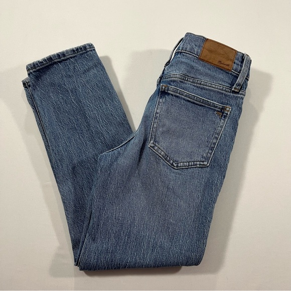 Madewell The Perfect Vintage Straight Jean 24 Petite High Rise Crop - Picture 13 of 14
